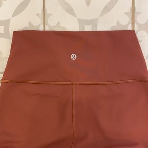Lululemon Wunder Under High-Rise 25” Tight in Ancient Copper